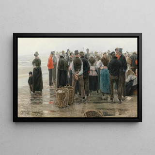 Leopold von Kalckreuth the Younger - A Gathering of Fishermen.webp