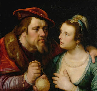 Les Amants inégaux - Cornelis Cornelisz Van Haarlem