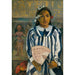 Maalauksen jäljennös Les Ancêtres de Tehamana (Merahi Metua no Tehamana) - Paul Gauguin