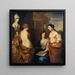 "Les Arts autour du buste de la reine Kristina de Suède" - David Klöcker Ehrenstrahl — teoksen seinäesittely