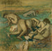 Les Baigneurs - Edgar Degas — näkymä teoksesta