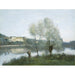 Maalauksen jäljennös Les Baigneuses de Ville-d'Avray - Jean-Baptiste Camille Corot