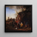 Les Bohémiens - Philips Wouwerman — kehystetty taideteos seinällä