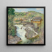 Les Chutes - Willard Leroy Metcalf — kehystetty taideteos seinällä