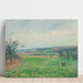 Maalauksen jäljennös Les Coteaux de Gisors, Temps Gris - Camille Pissarro