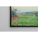 Maalauksen jäljennös Les Coteaux de Gisors, Temps Gris - Camille Pissarro