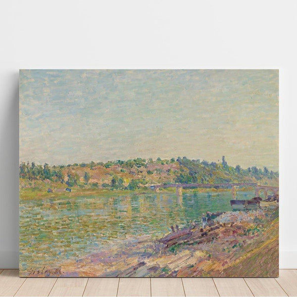 Maalauksen jäljennös Les Coteaux de La Celle-sous-Moret, Vus de Saint-Mammès - Alfred Sisley