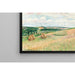 Maalauksen jäljennös Les Coteaux de Thierceville, Meules, Berger et Troupeau - Camille Pissarro