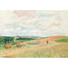 Maalauksen jäljennös Les Coteaux de Thierceville, Meules, Berger et Troupeau - Camille Pissarro