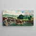 Maalauksen jäljennös Les Courses à Longchamp - Edouard Manet