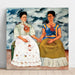 Maalauksen jäljennös Les Deux Fridas - Frida Kahlo