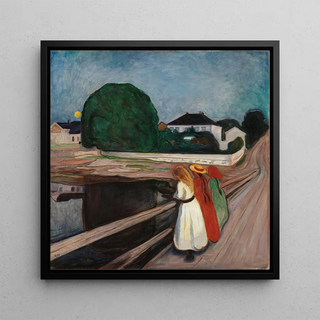 Les Filles sur le Pont - Edvard Munch