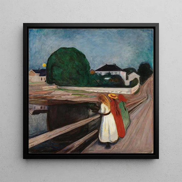 Les Filles sur le Pont - Edvard Munch