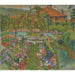 Maalauksen jäljennös Kasvitarhan kukat (Le Grand-Lemps) (1909) - Pierre Bonnard