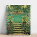Maalauksen jäljennös Les Marches du Jardin, Gerberoy - Henri Le Sidaner