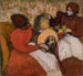 Les Modistes - Edgar Degas — näkymä teoksesta