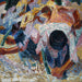 Katujen mukulakivet - Umberto Boccioni — näkymä teoksesta
