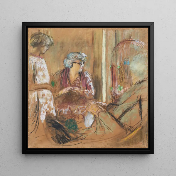 Les Perruches - Édouard Vuillard