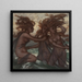 Les Phorcydes - Elihu Vedder — kehystetty taideteos seinällä