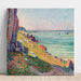 Maalauksen jäljennös Les Rochers à Agay - Maximilien Luce