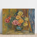 Maalauksen jäljennös Les Roses au Rideau Bleu - Pierre-Auguste Renoir