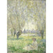 Maalauksen jäljennös Les Saules - Claude Monet