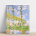Maalauksen jäljennös Les Trois Arbres, Été - Claude Monet