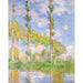 Maalauksen jäljennös Les Trois Arbres, Été - Claude Monet