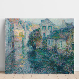 Les Vieilles Maisons, Quimperlé - Henri Le Sidaner | Reproduction Tableau Décoration murale affiche copie