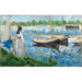Maalauksen jäljennös Seine-joen rannoilta Argenteuilissa - Edouard Manet