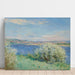Maalauksen jäljennös Seine-joen rannoilta Vétheuilin lähellä - Claude Monet