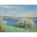 Maalauksen jäljennös Seine-joen rannoilta Vétheuilin lähellä - Claude Monet