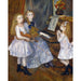 Maalauksen jäljennös Les filles de Catulle Mendès - Pierre-Auguste Renoir