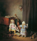 Les petits virtuoses - Josef Danhauser — näkymä teoksesta