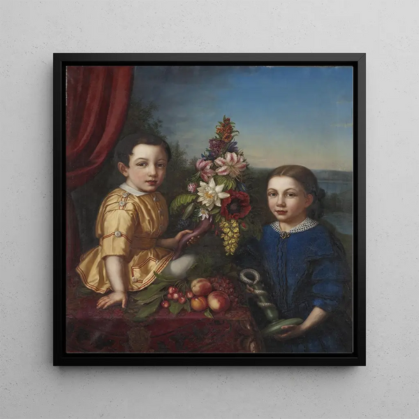 Les sœurs Henrietta Fredrika von Arbin 1852-1880 et Axel Otto Fredrik von Arbin - Sofia Adlersparre