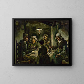 Reproduction tableau | Les mangeurs de pommes de terre - Vincent Van Gogh | Poster - Toile - Aluminium