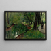 Uuden Tiergarten-järven äärellä Berliinissä - Lesser Ury — kehystetty taideteos seinällä
