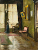 Dame à la fenêtre devant un chevalet - Lesser Ury — näkymä teoksesta
