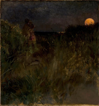 Lever de lune sur les dunes - Eilif Peterssen
