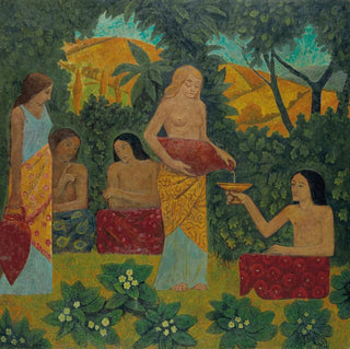 Libations Cinq figures dans une fête mythique - Paul Srusier