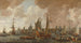 Charles II:n, Englannin kuninkaan, saapuminen Rotterdamiin 24. toukokuuta 1660 - Lieve Pietersz Verschuier — näkymä teoksesta