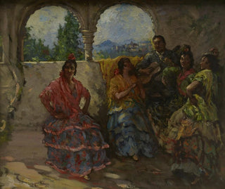 Lillian Mathilde Genth - Andalucian Dancers.webp