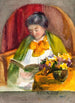 istuva naisfiguuri Stella von Bremen - Lilly Walther — näkymä teoksesta
