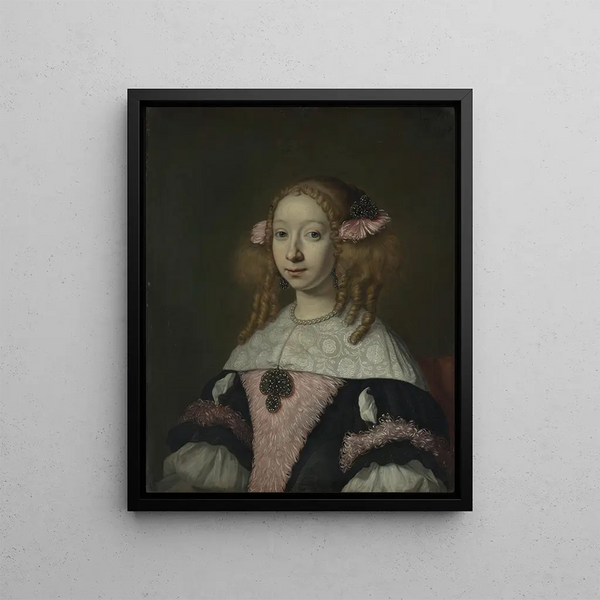 Lodewijk van der Helst - Adriana Jacobusdr Hinlopen 16461736 Wife of Johannes Wijbrants.webp