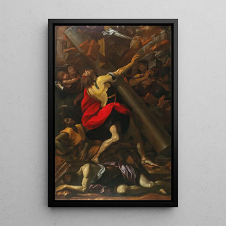 Lombard School - Samson destroying the temple.webp