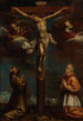 La Crucifixion avec Saint François, un cardinal et deux anges - Ecole Lombarde — näkymä teoksesta