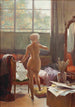 Le modèle de l'artiste - Léon Auguste César Hodebert — näkymä teoksesta