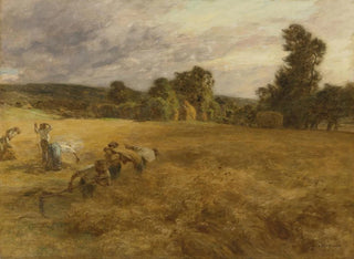 Myrsky korjuussa - Léon Augustin Lhermitte — näkymä teoksesta