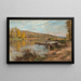 Quai au Sable Chartres - Léon Augustin Lhermitte — kehystetty taideteos seinällä