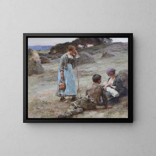 Lon Augustin Lhermitte - The Babys hour.webp